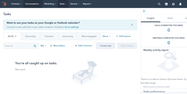hubspot tasks